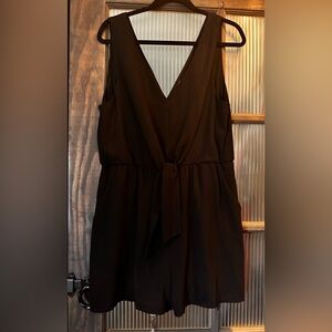 Lily Rose Black dressy Romper
